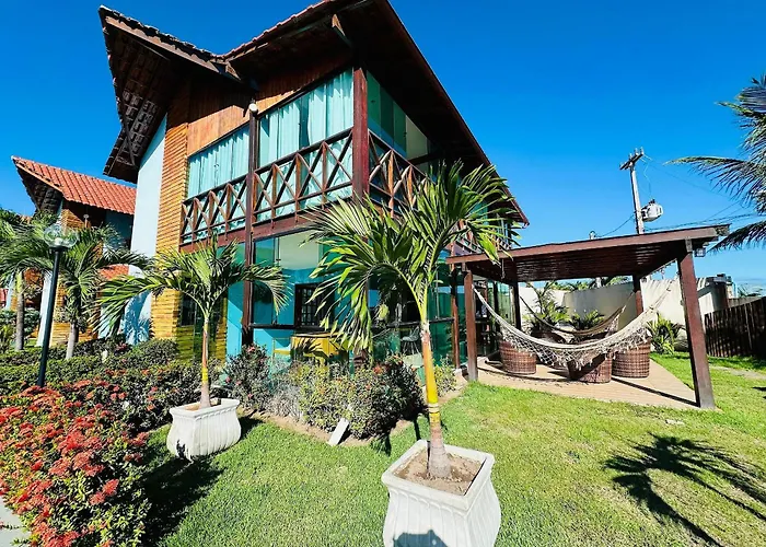 Hotel que aceita animais de estimação: Village Praia dos Carneiros 3 com 6 quartos e Hidro